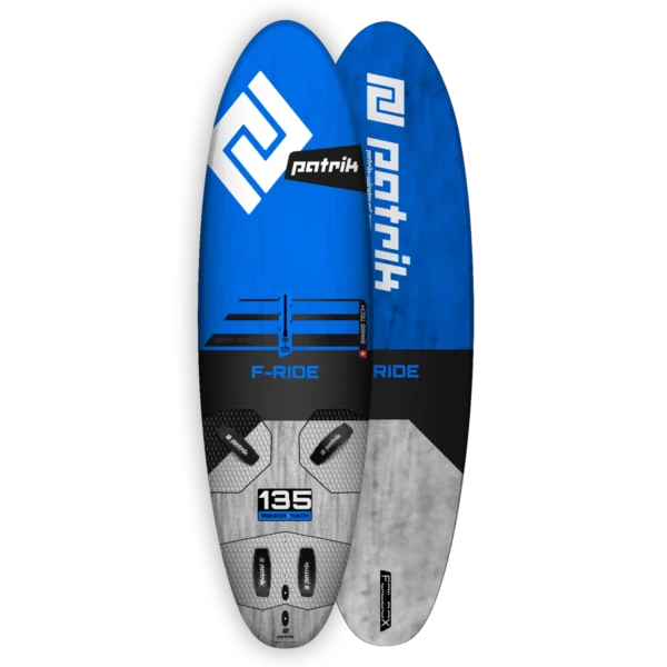 Tabla de windsurf PATRIK F-Ride 135, cubierta y fondo